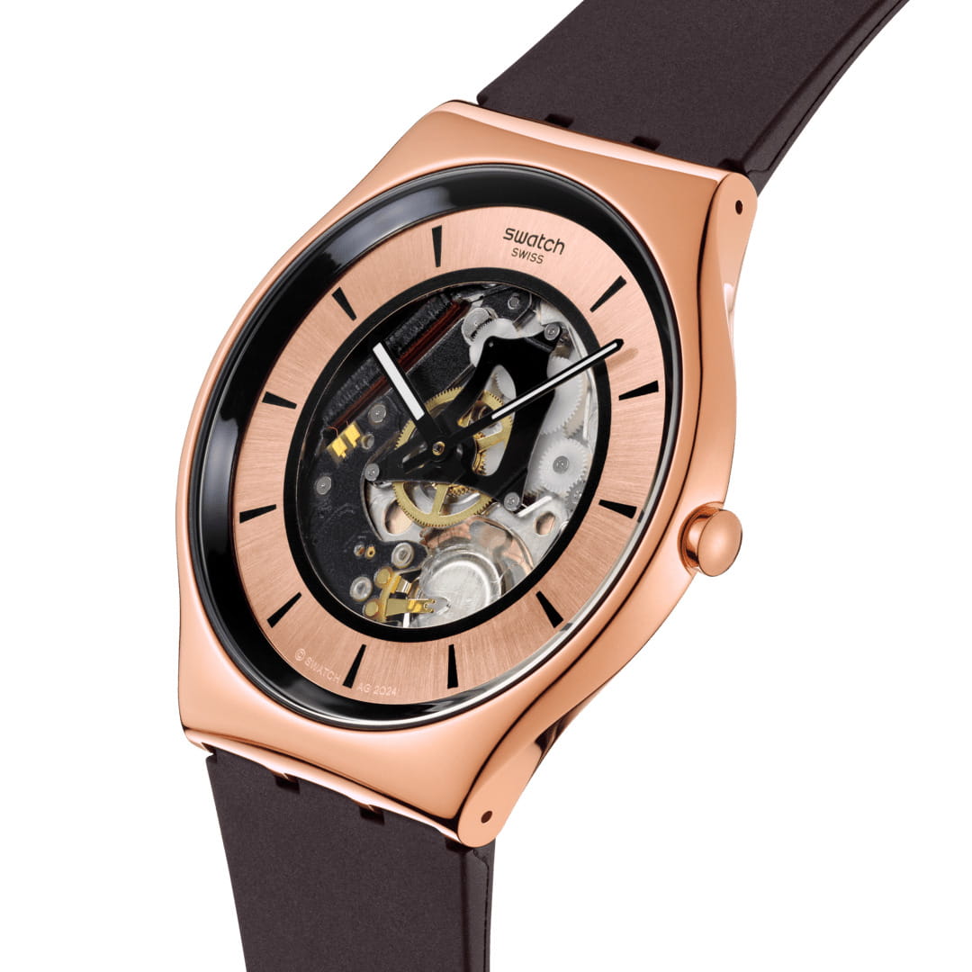 Swatch Swatch Skin Irony 42 Lacquered SS07G107 , наручные женские часы фото под углом