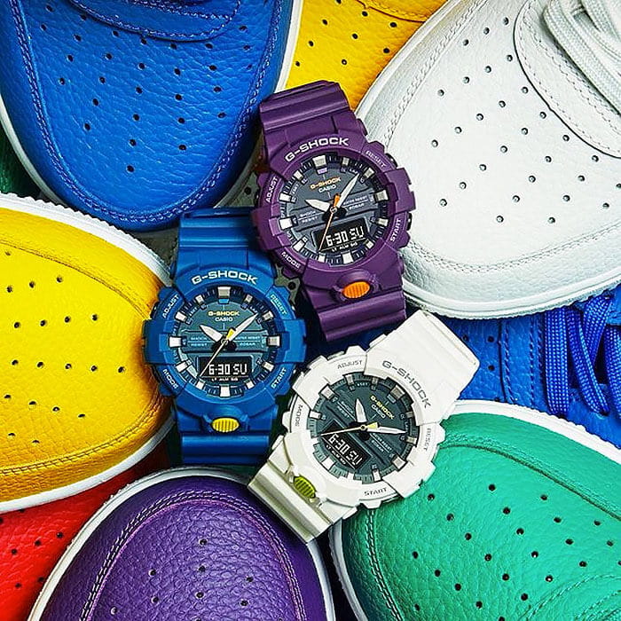 Casio Casio G-Shock GA-800SC-2A - наручные мужские часы наручные часы в перспективе синий циферблат