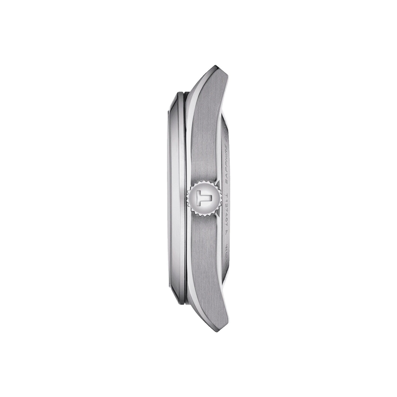 Tissot Tissot Gentleman Powermatic 80 Silicium T127.407.16.031.00, t-classic швейцария мужские часы на браслете кожаный боковой вид