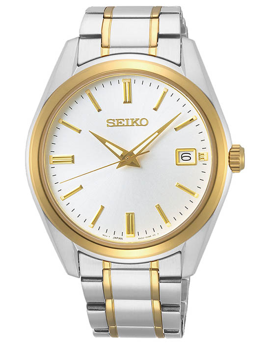 Seiko Seiko Conceptual Series Dress SUR312P1  SUR312P1 кварцевые мужские часы белый циферблат, браслет нержавеющая сталь — вид спереди