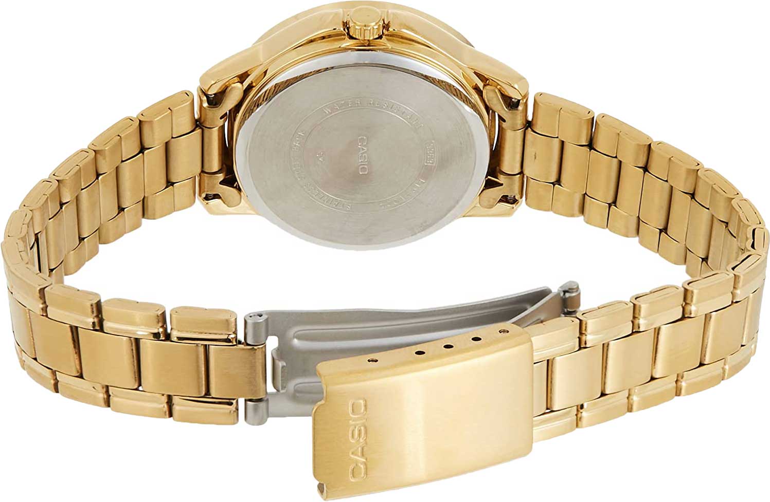 Casio Casio Collection LTP-V004G-1B, ltp япония женские часы на браслете нержавеющая сталь с ip-покрытием боковой вид
