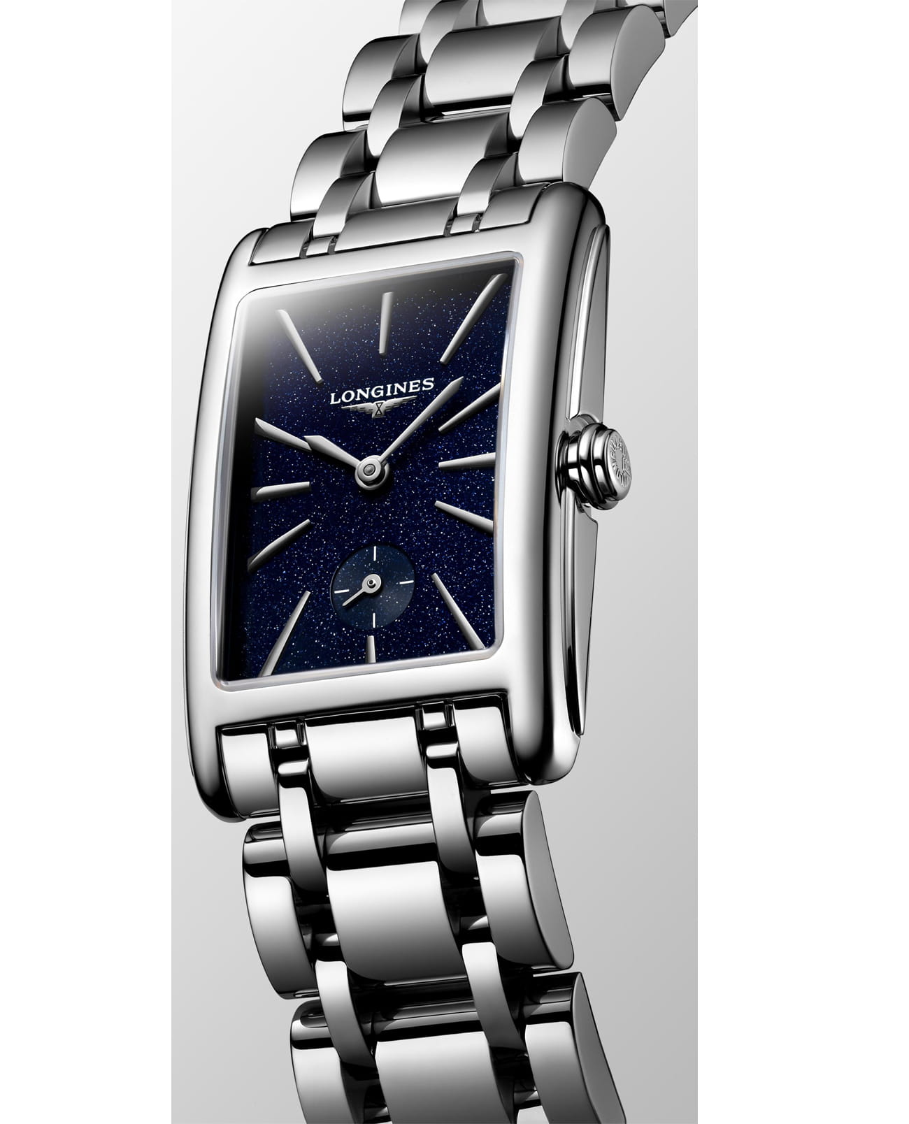 Longines Longines DolceVita L5.255.4.93.6, dolcevita швейцария женские часы на браслете нержавеющая сталь боковой вид