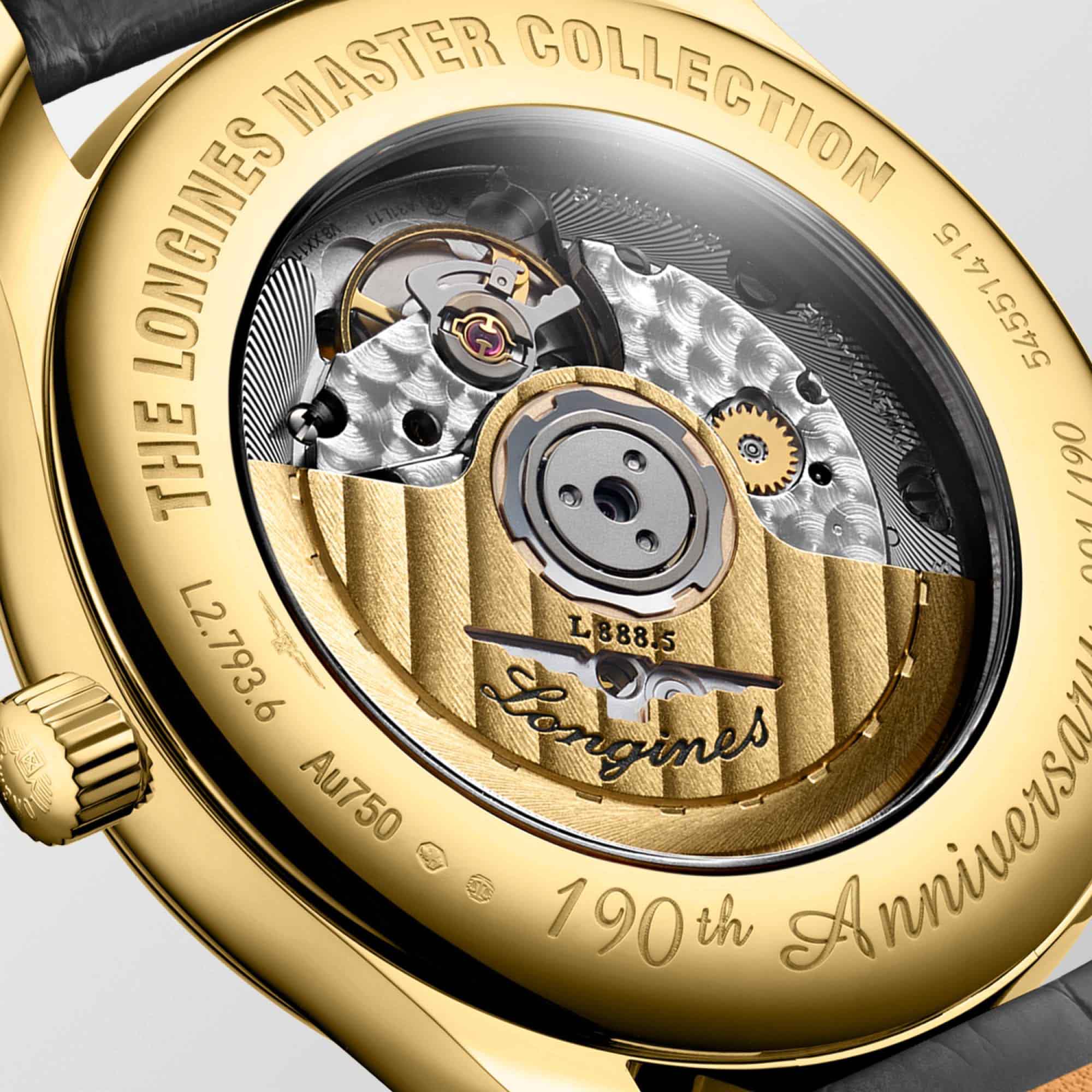 Longines Longines Master Collection 190th Anniversary L2.793.6.73.2 , наручные мужские часы фото под углом