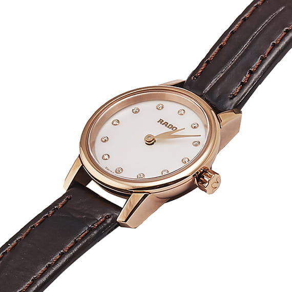 Оригинальные часы Rado Rado Coupole Classic Diamonds R22891915 кварцевые калибр механизма  общий вид