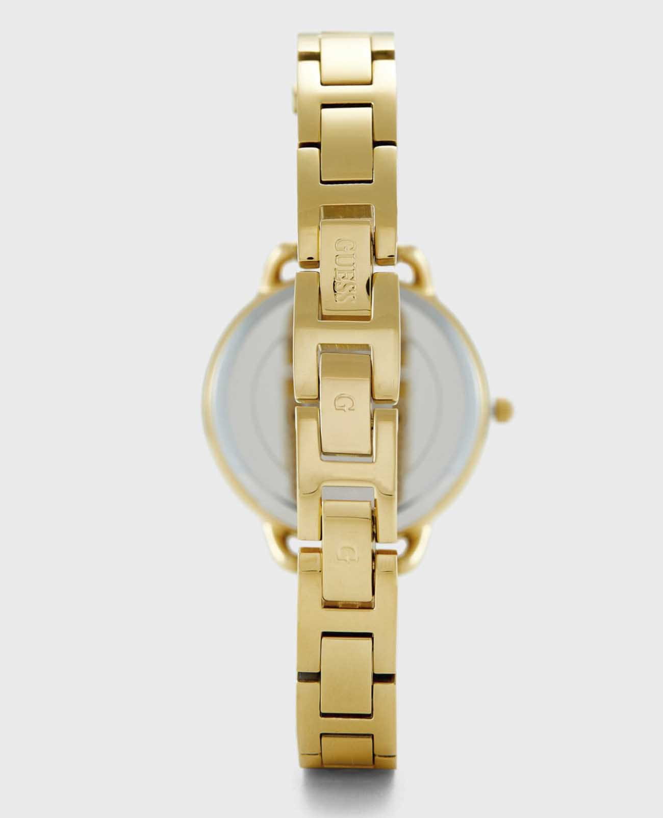 Guess GUESS GW0022L2 кварцевые женские часы часы крупный план золотой циферблата