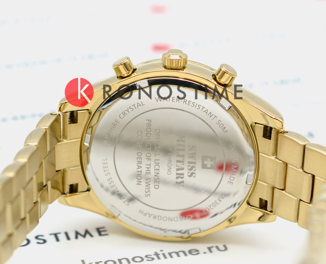 Оригинальные часы Swiss Military by Chrono Swiss Military by Chrono Elegant Sports SM30207.03 кварцевые калибр механизма  общий вид