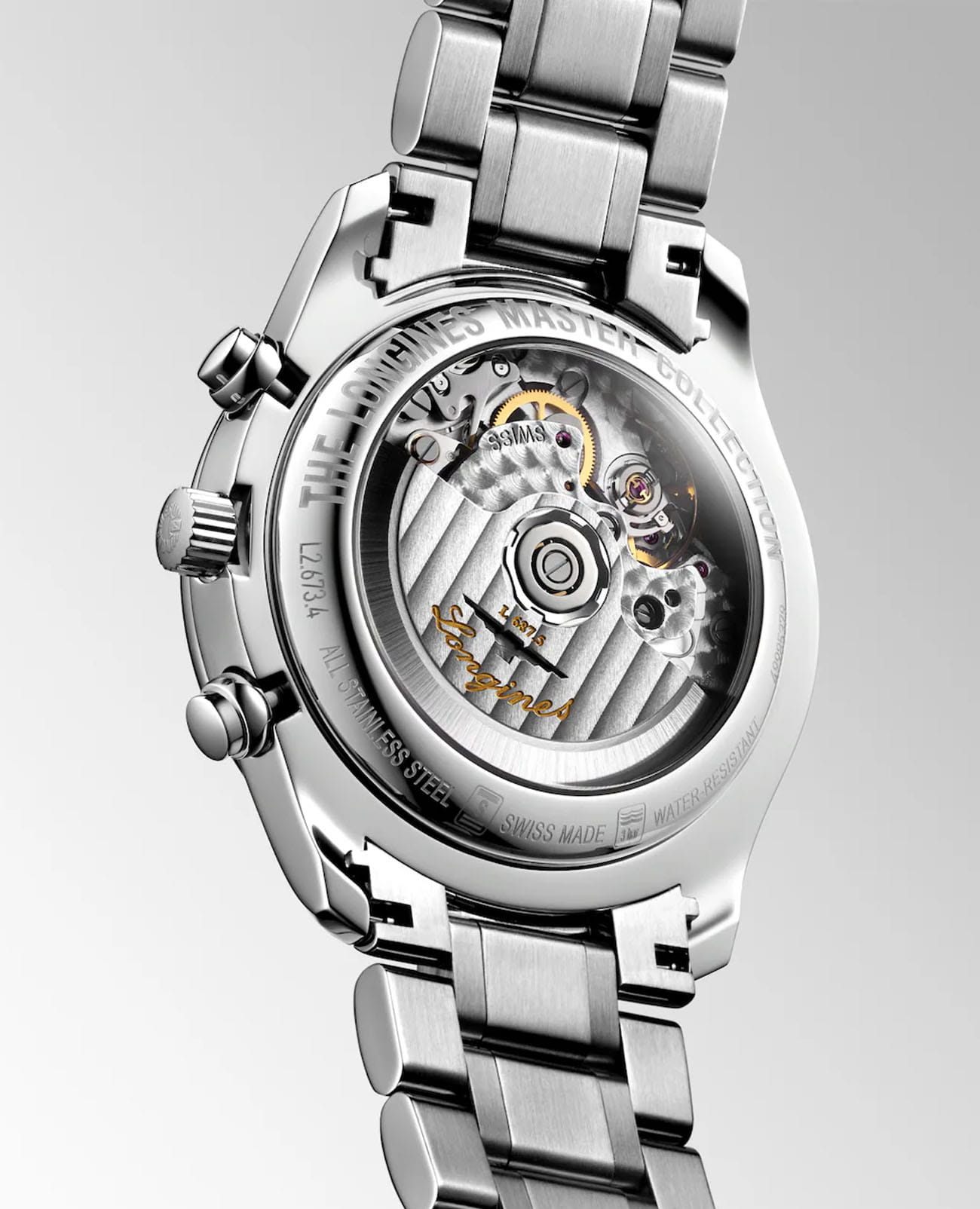 Longines Longines Master Collection L2.673.4.71.6 , наручные мужские часы фото под углом