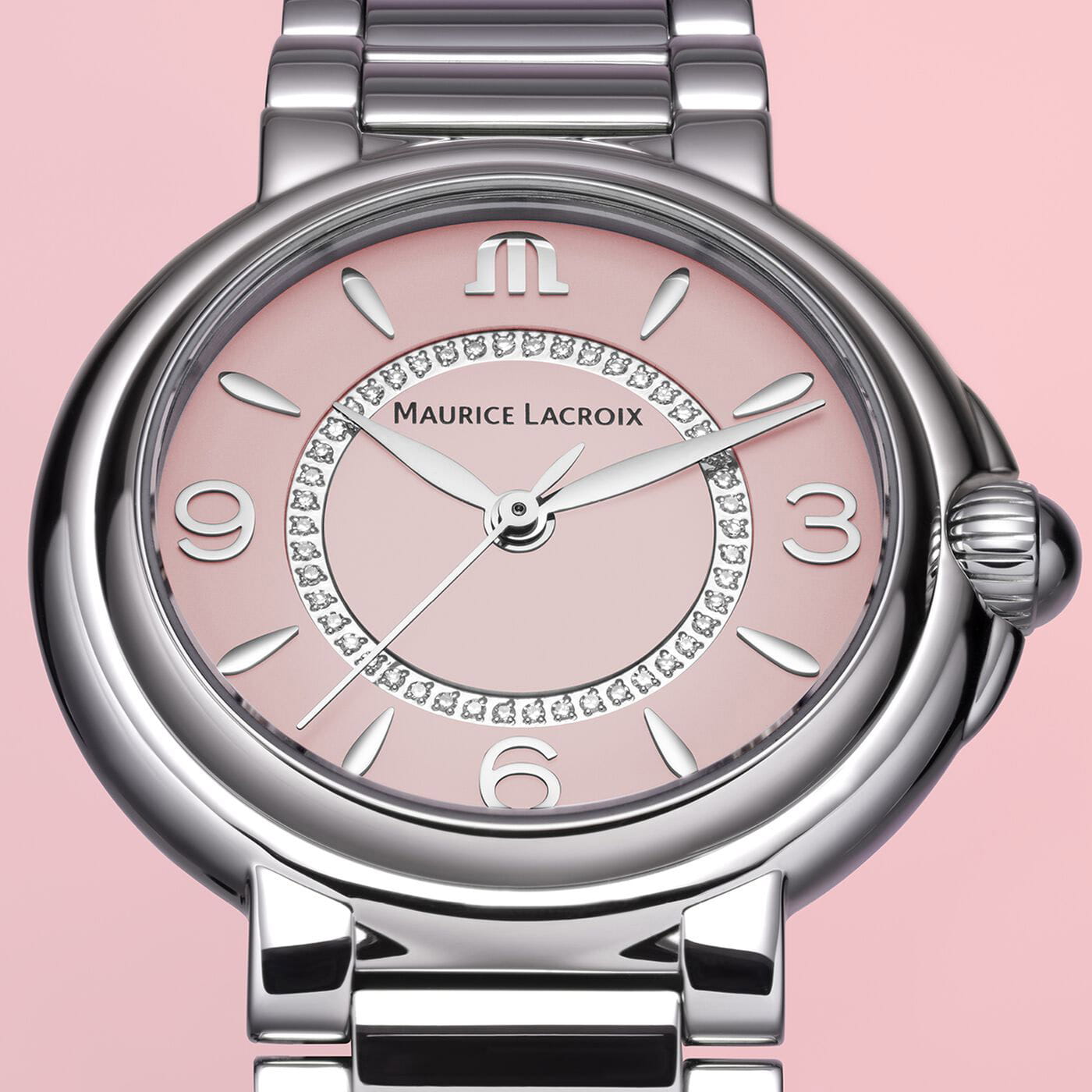 Maurice Lacroix Maurice Lacroix FIABA Colours Edition FA1104-SS002-F20-1 , наручные женские часы фото под углом
