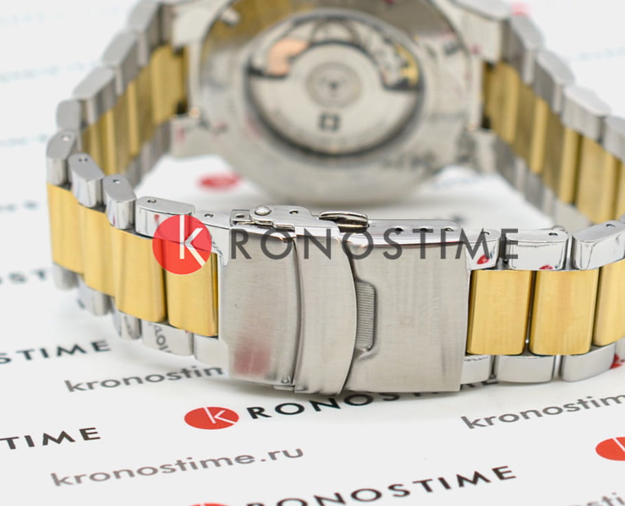 Swiss Military by Chrono Swiss Military by Chrono Automatic Dive SMA34086.03  — детали корпуса и нержавеющая сталь