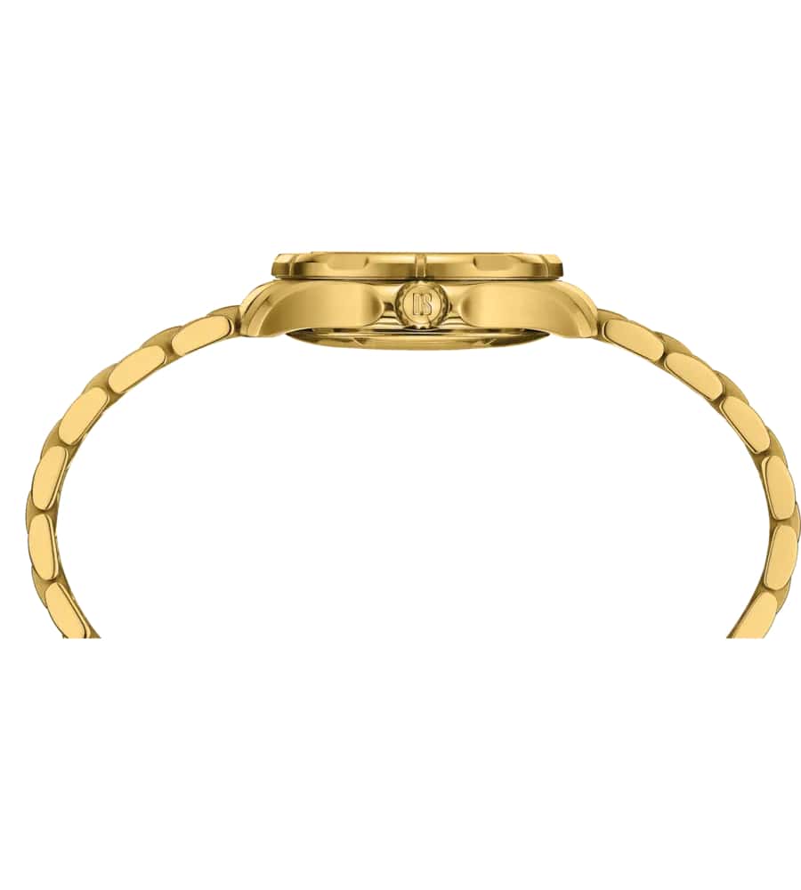 Certina Certina DS Action Lady C032.951.33.361.00,  швейцария женские часы на браслете нержавеющая сталь с pvd-покрытием боковой вид