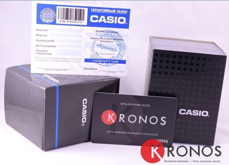 Оригинальные часы Casio Casio BEM-111D-7A кварцевые калибр механизма  общий вид