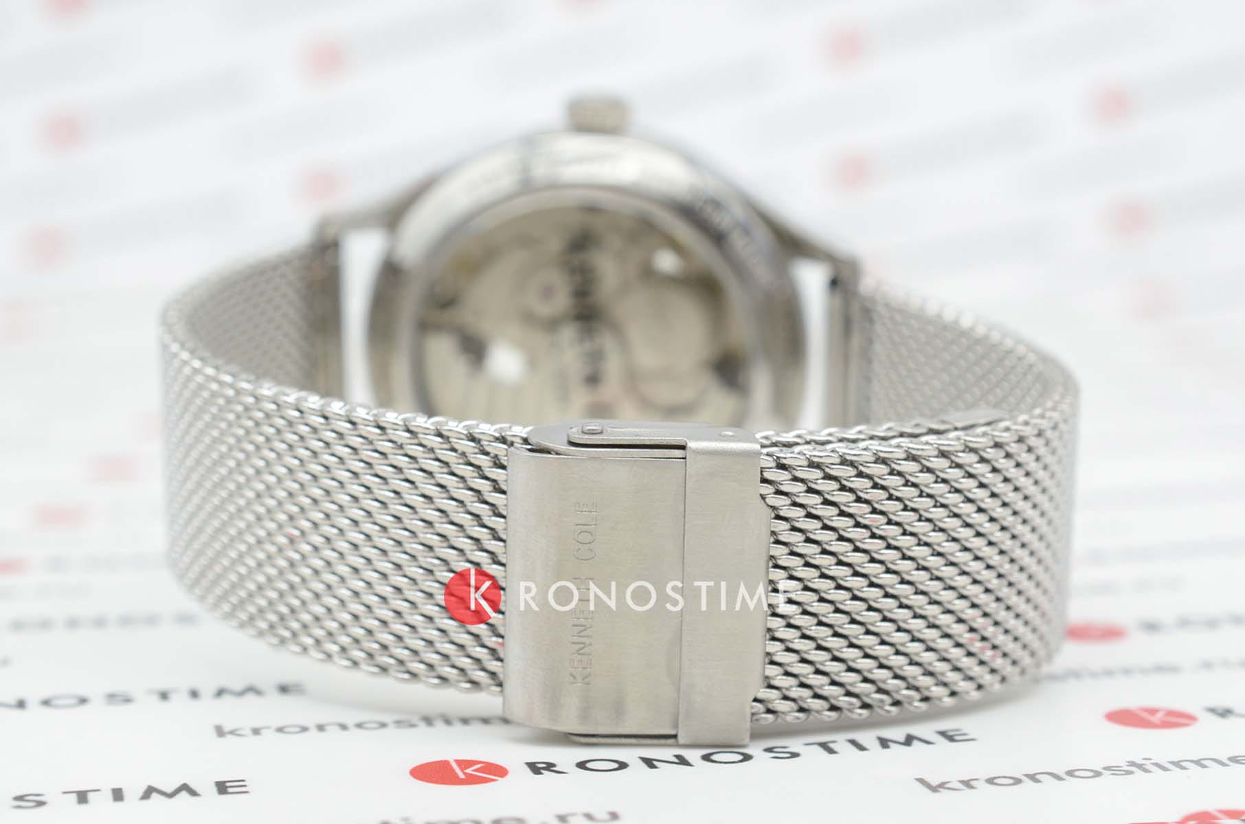 Kenneth Cole Kenneth Cole Automatic KCWGL2216905 механические мужские часы часы крупный план синий циферблата