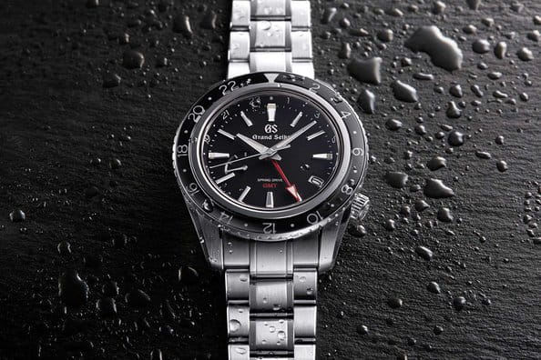 Seiko Seiko Grand Seiko SBGE201G мужские часы черный циферблат на запястье