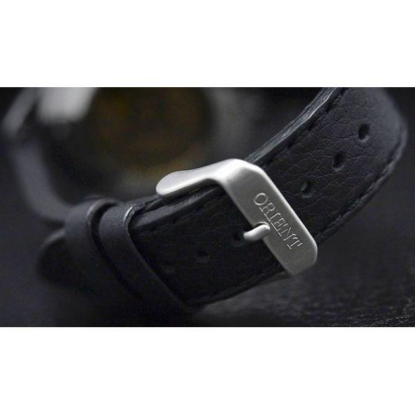 Orient Orient EM7L006B (FEM7L006B) механические мужские часы часы крупный план черный циферблата