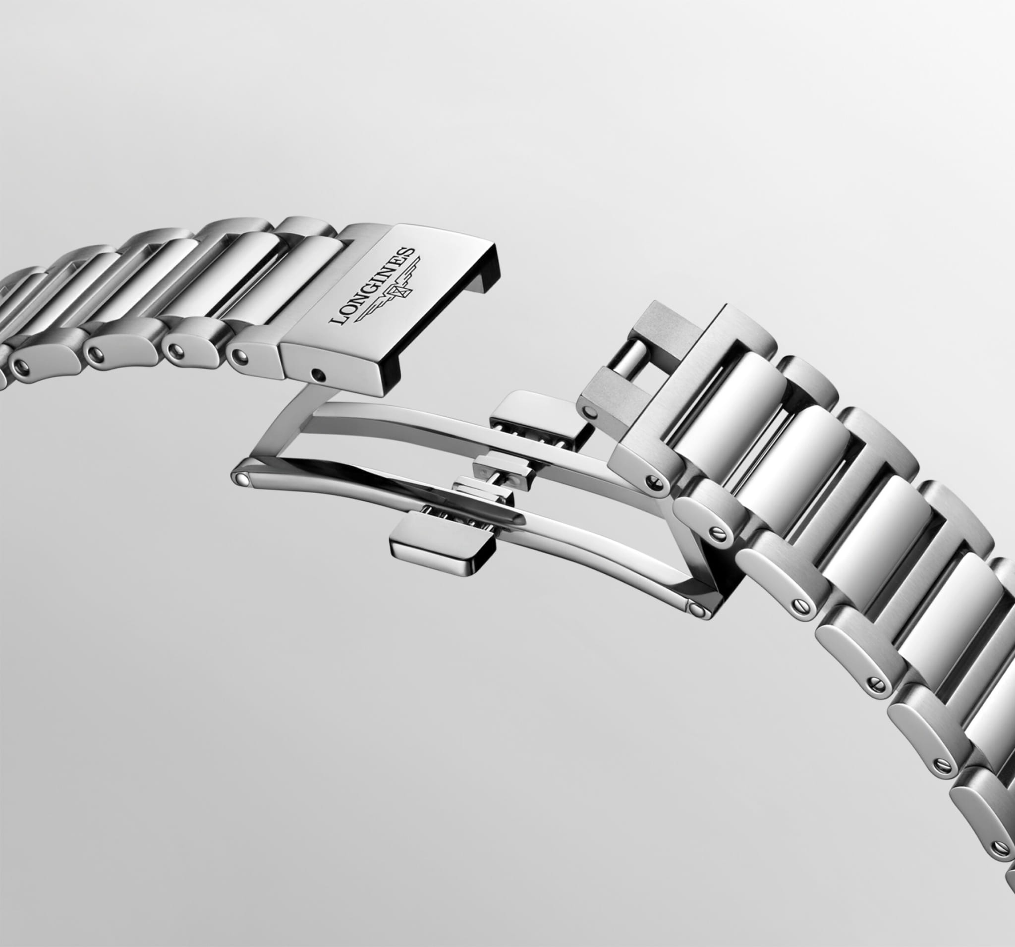 Longines Longines Conquest L3.836.4.52.9 механические мужские часы часы крупный план серый циферблата