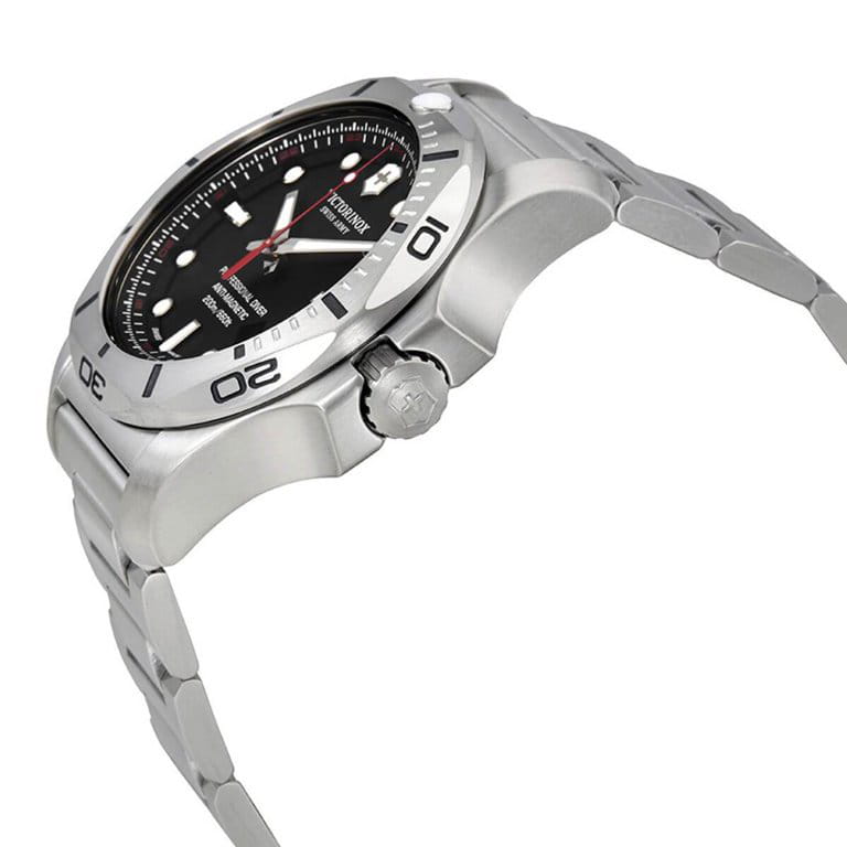 Victorinox Victorinox I.N.O.X. Professional Diver 241781, i.n.o.x.  швейцария мужские часы на браслете нержавеющая сталь 316l боковой вид