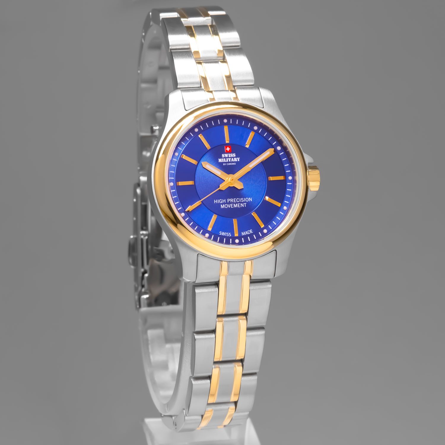 Swiss Military by Chrono Swiss Military by Chrono Сверхточные SM30201.06 , наручные женские часы фото под углом