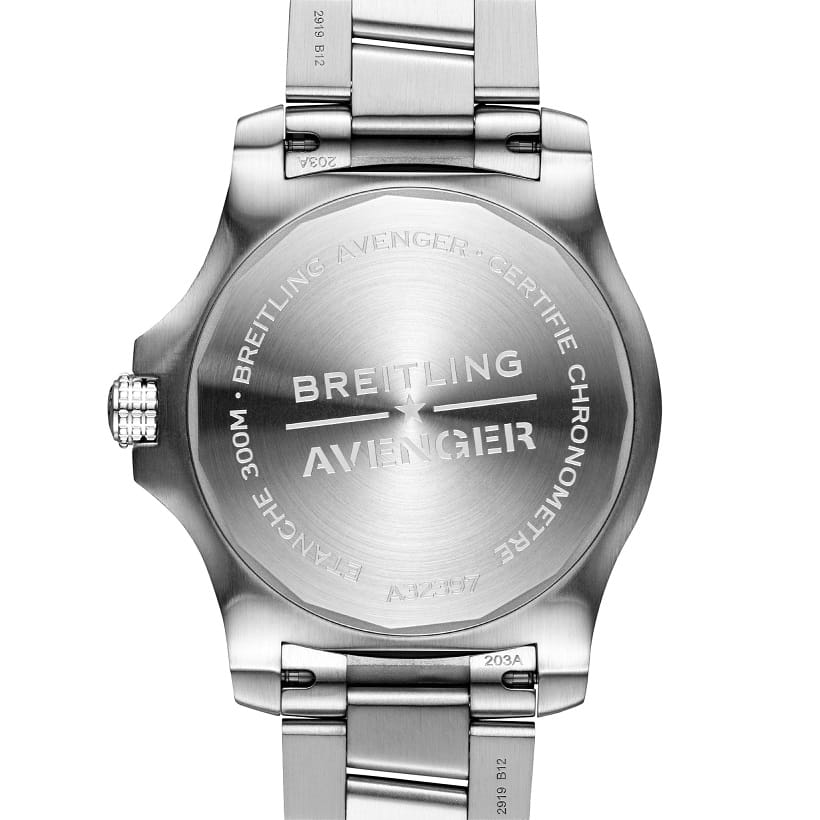 Оригинальные часы Breitling Breitling Avenger Automatic GMT 43 A32397101B1A1 механические калибр механизма breitling 32 общий вид