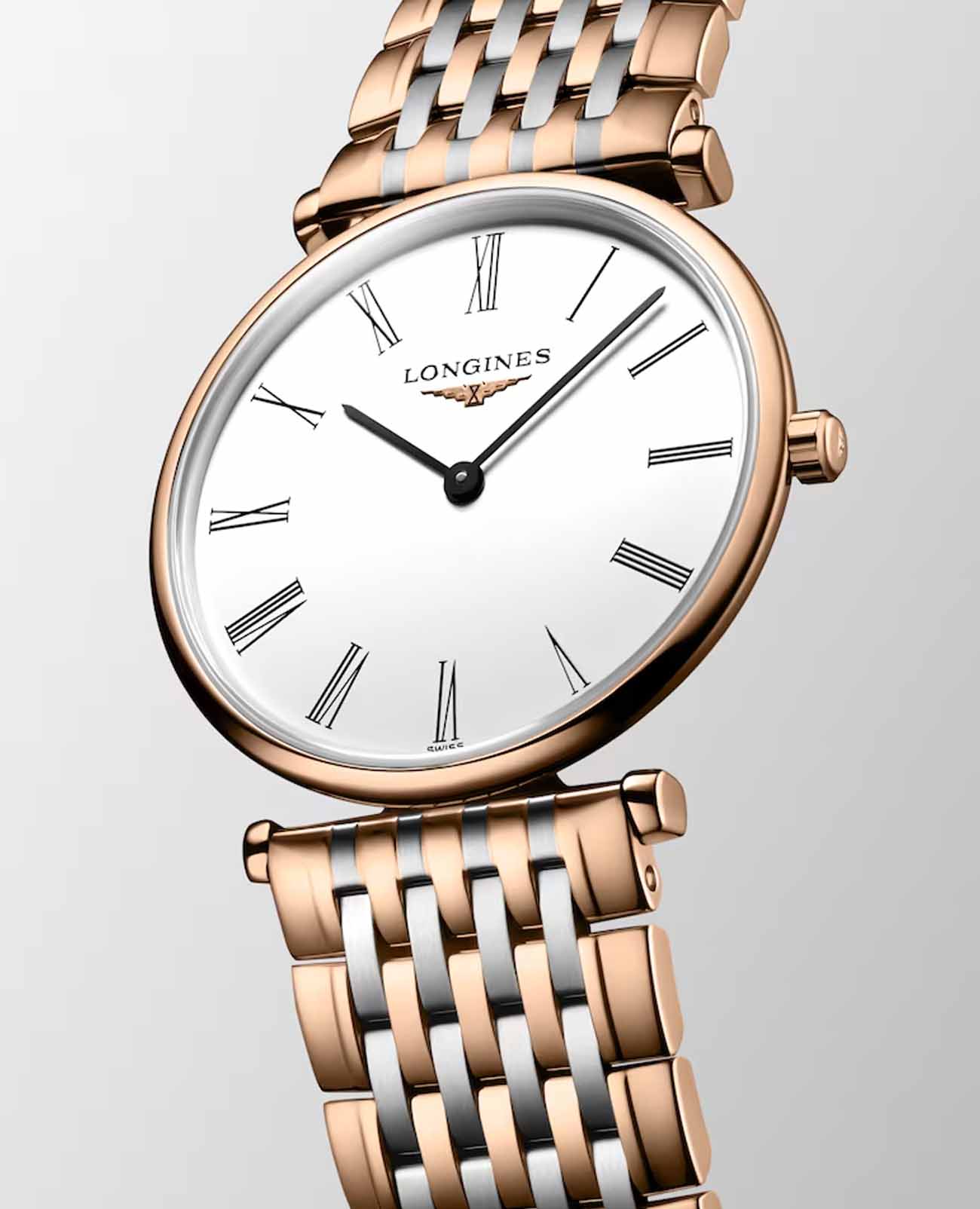 Longines Longines La Grande Classique L4.512.1.91.7, la grande classique швейцария женские часы на браслете сталь c pvd покрытием боковой вид