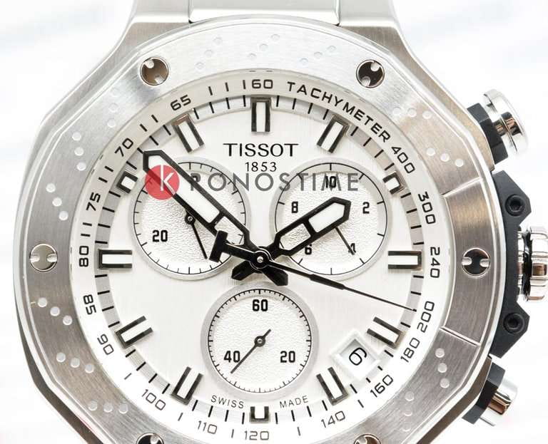 Tissot Tissot T-Race Chronograph T141.417.11.031.00, t-sport швейцария мужские часы на браслете нержавеющая сталь боковой вид