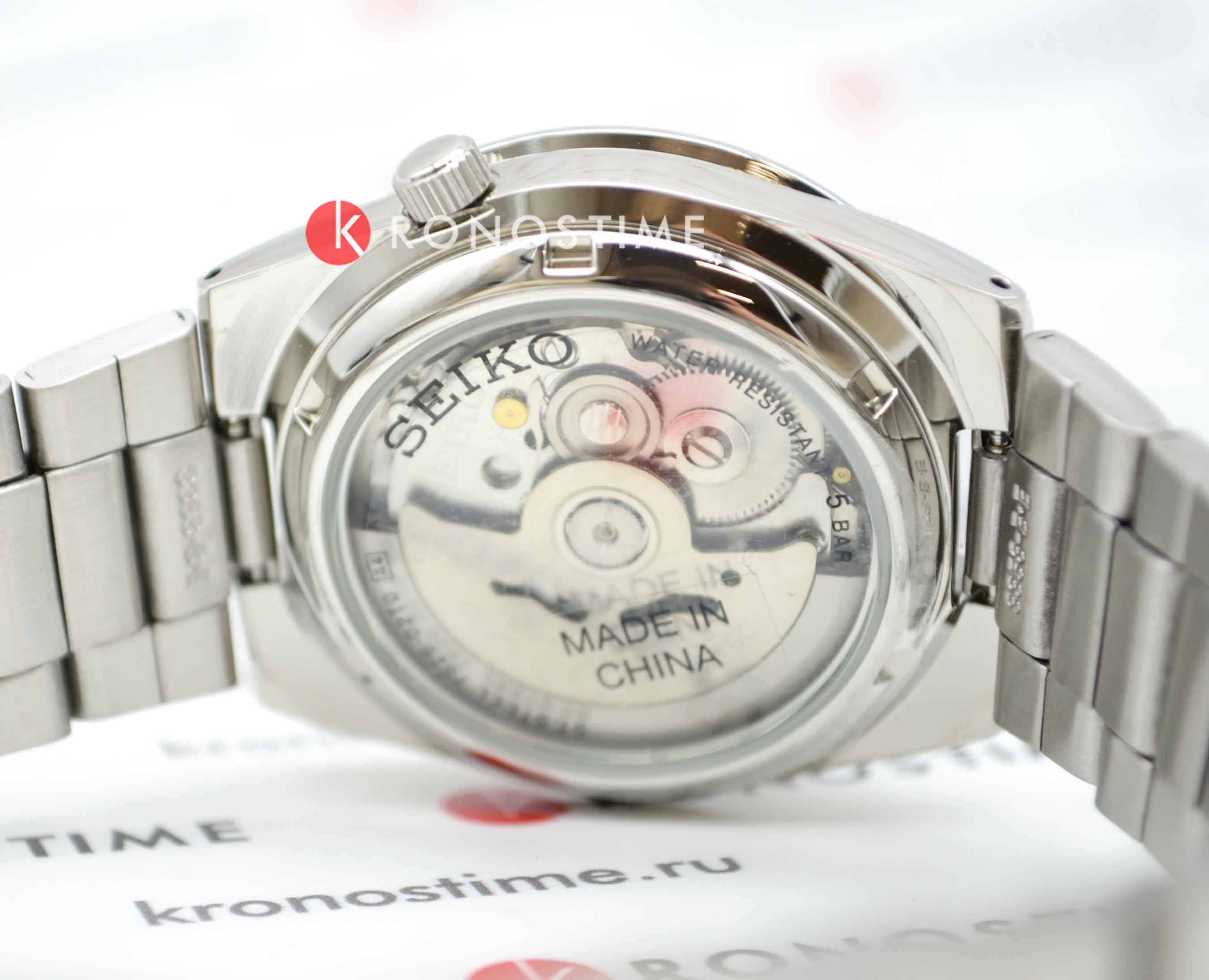 Оригинальные часы Seiko Seiko Seiko 5 SNKE01K1 механические калибр механизма 7s26 общий вид