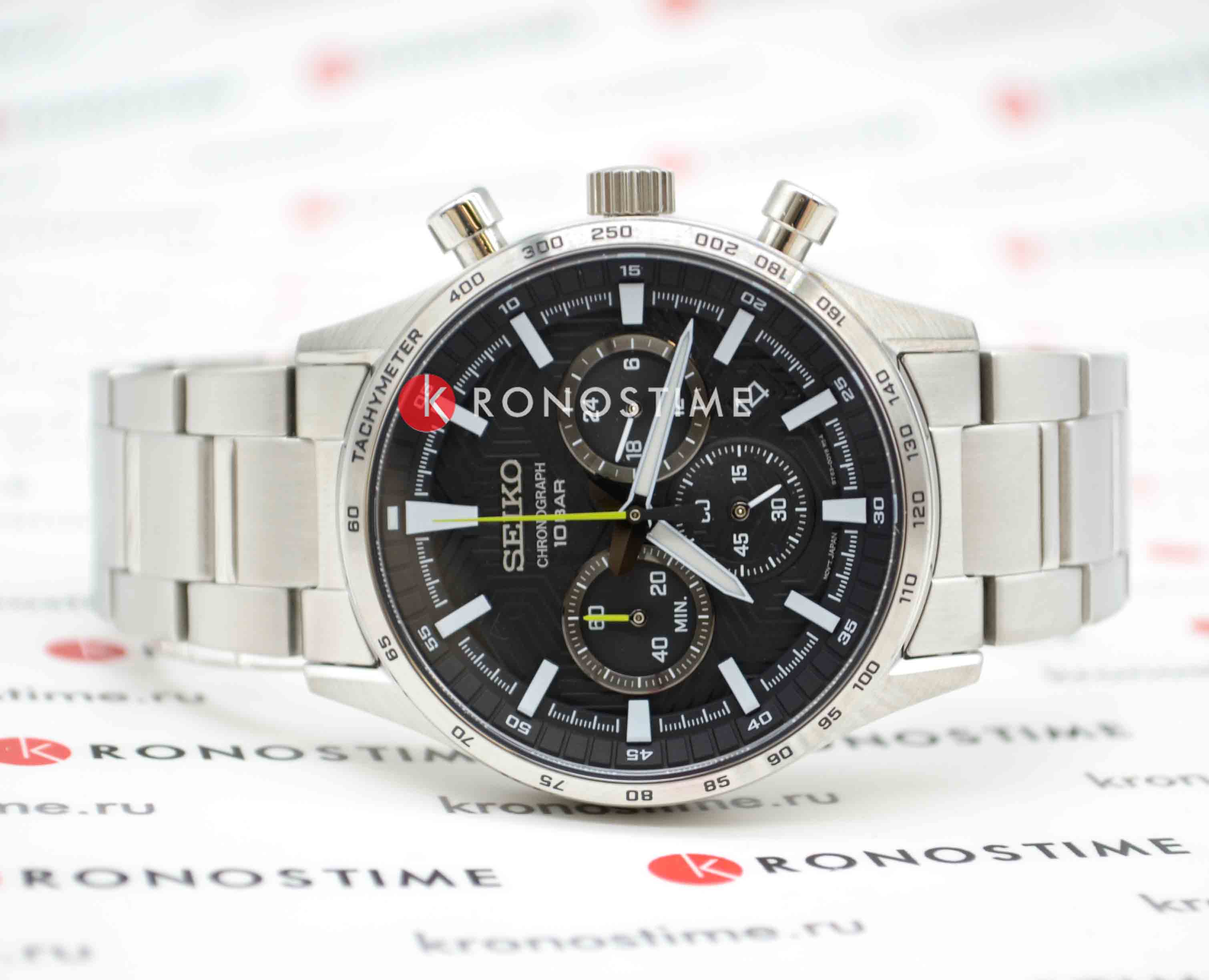 Seiko Seiko Conceptual Series Sports SSB413P1 мужские часы черный циферблат на запястье