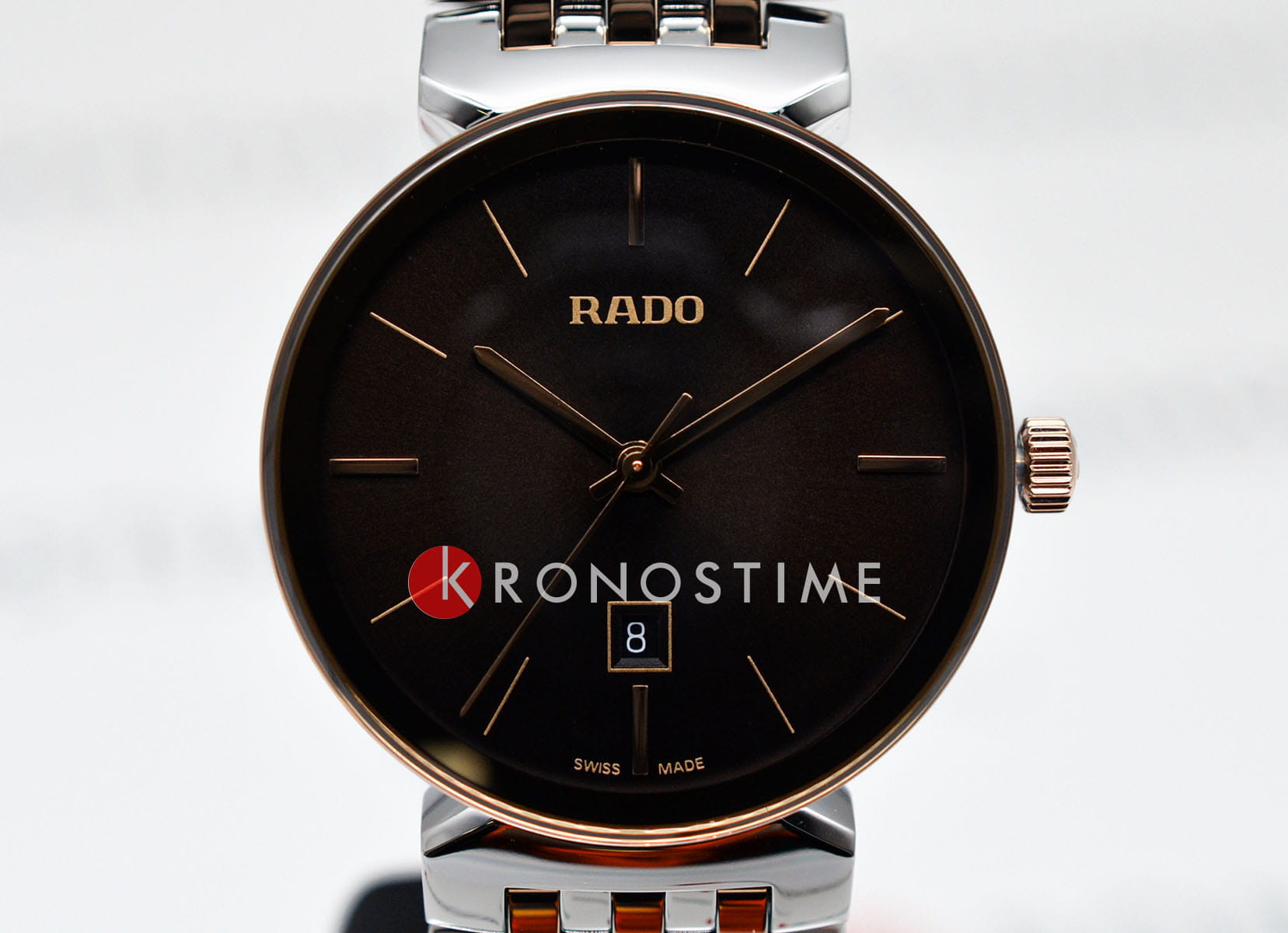 Rado Rado Florence Classic R48913303 кварцевые женские часы часы крупный план коричневый циферблата