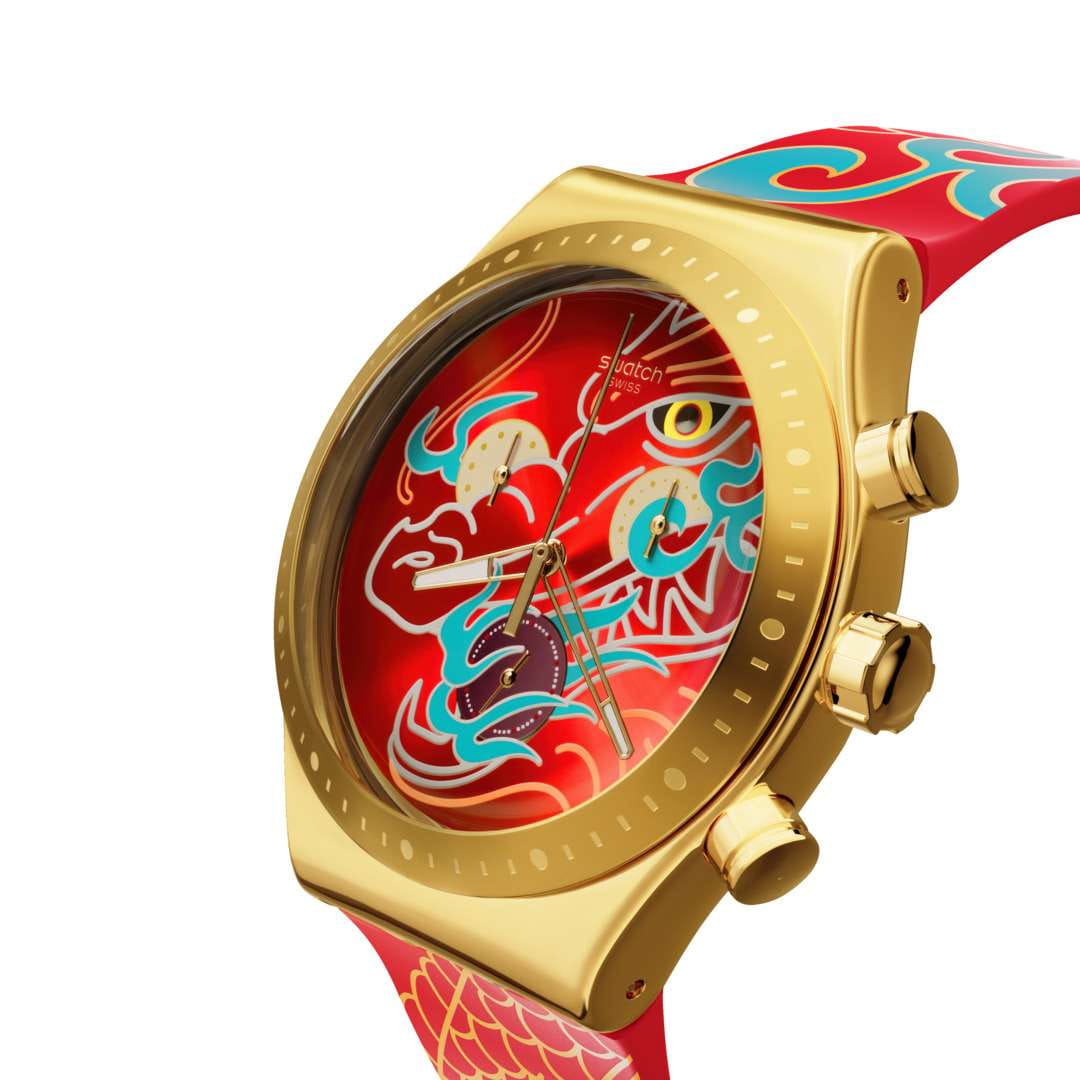 Swatch Swatch I New Chrono YVZ100 , наручные мужские часы фото под углом