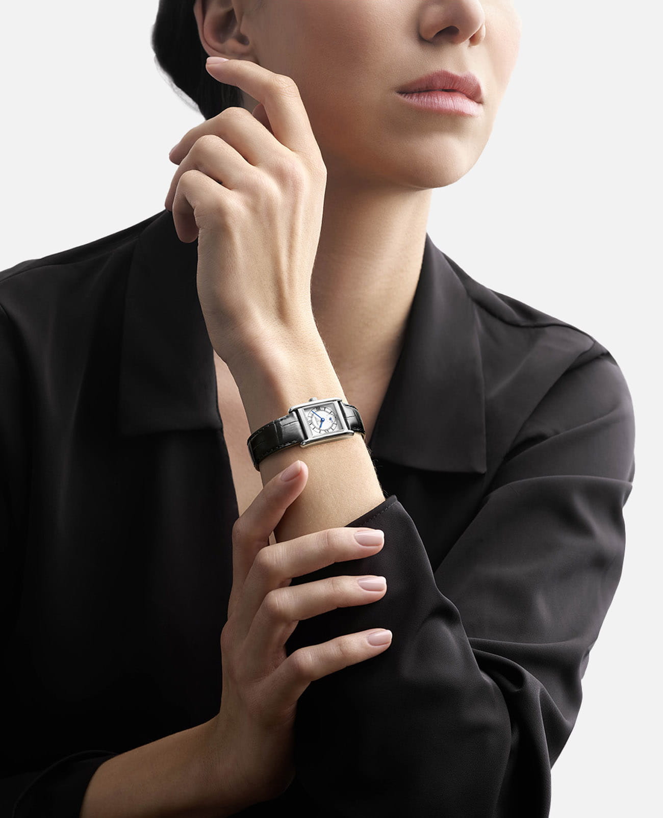 Longines Longines DolceVita L5.200.4.75.2 кварцевые женские часы часы крупный план белый циферблата