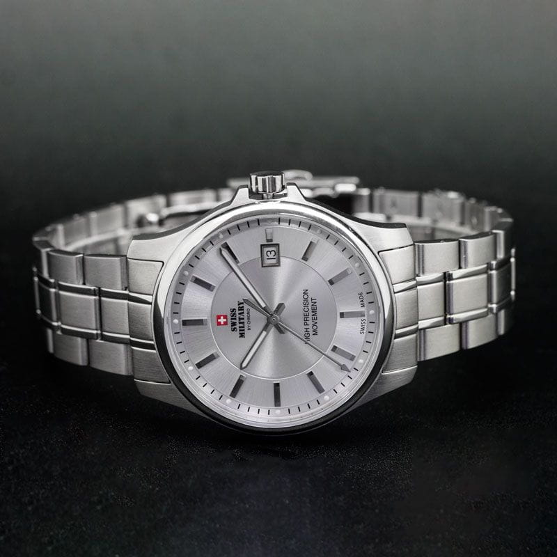 Swiss Military by Chrono Swiss Military by Chrono Сверхточные SM30200.02  - задняя крышка металл сталь корпуса, швейцария часы