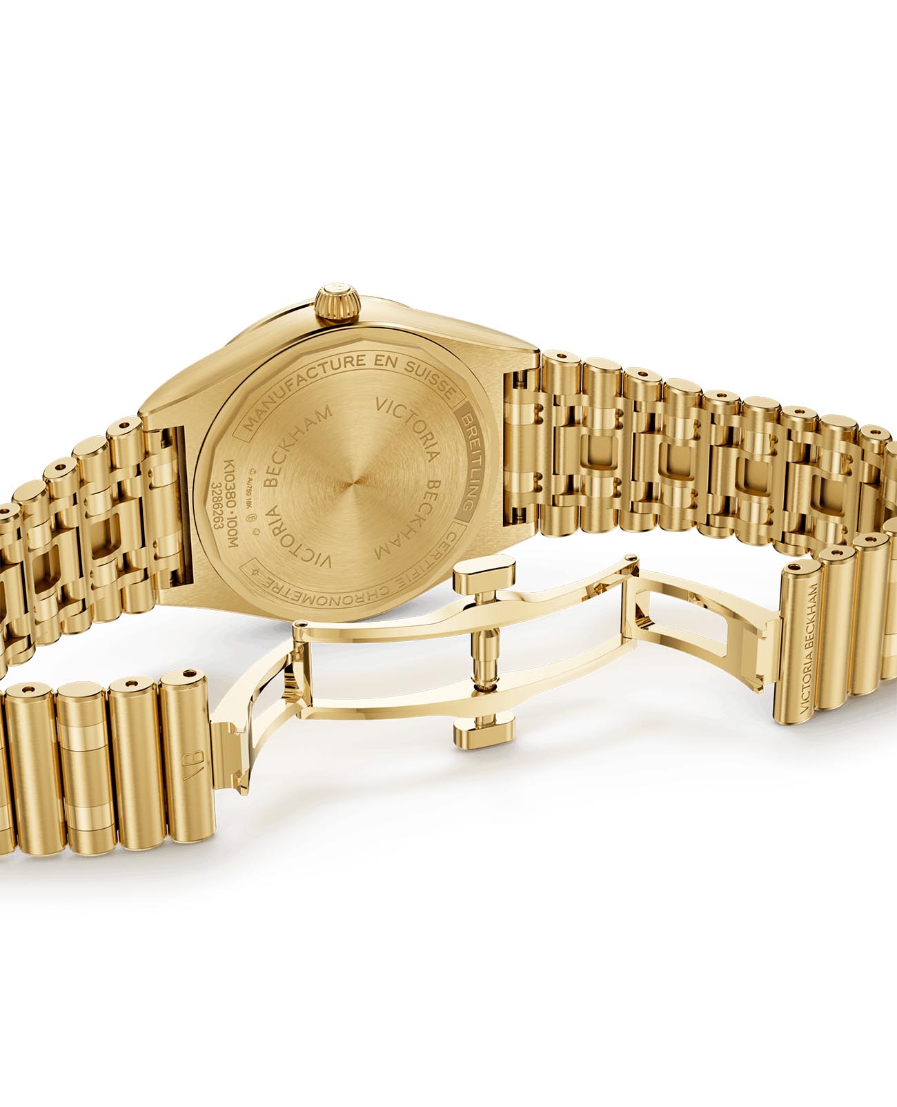 Breitling Breitling Chronomat Automatic 36 Victoria Beckham K103801A1L1K1 механические женские часы часы крупный план бирюзовый циферблата