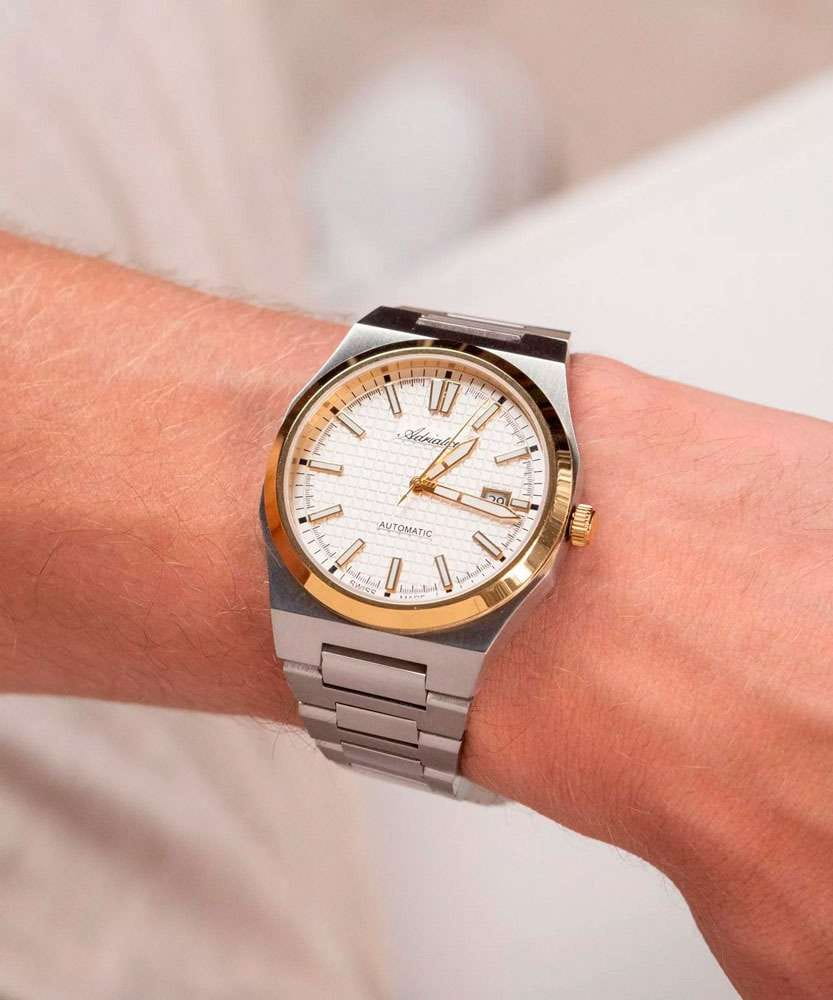 Adriatica Adriatica Automatic A8326.2113A мужские часы белый циферблат на запястье