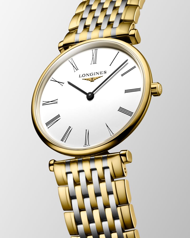 Longines Longines La Grande Classique L4.512.2.11.7, la grande classique швейцария женские часы на браслете сталь c pvd покрытием боковой вид