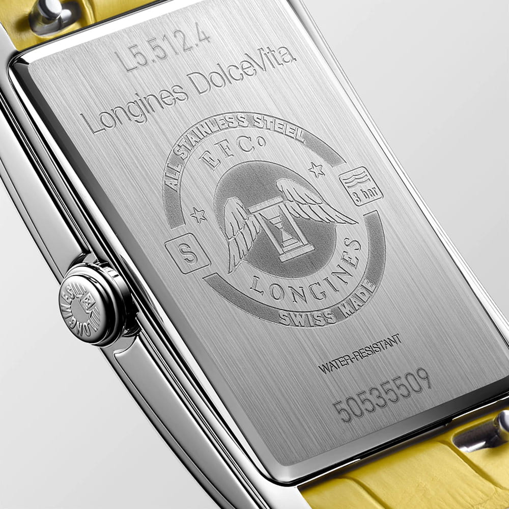 Longines Longines DolceVita L5.512.4.11.2 , наручные женские часы фото под углом