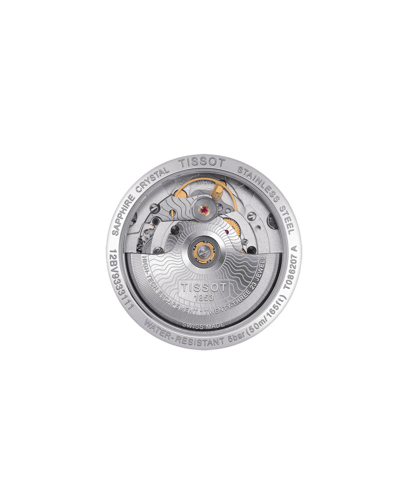 Tissot Tissot Luxury Powermatic 80 T086.207.16.111.00 , наручные женские часы фото под углом