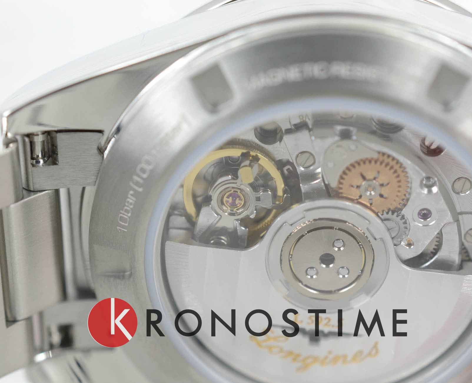Оригинальные часы Longines Longines Conquest L3.320.4.87.6 механические калибр механизма l592 общий вид