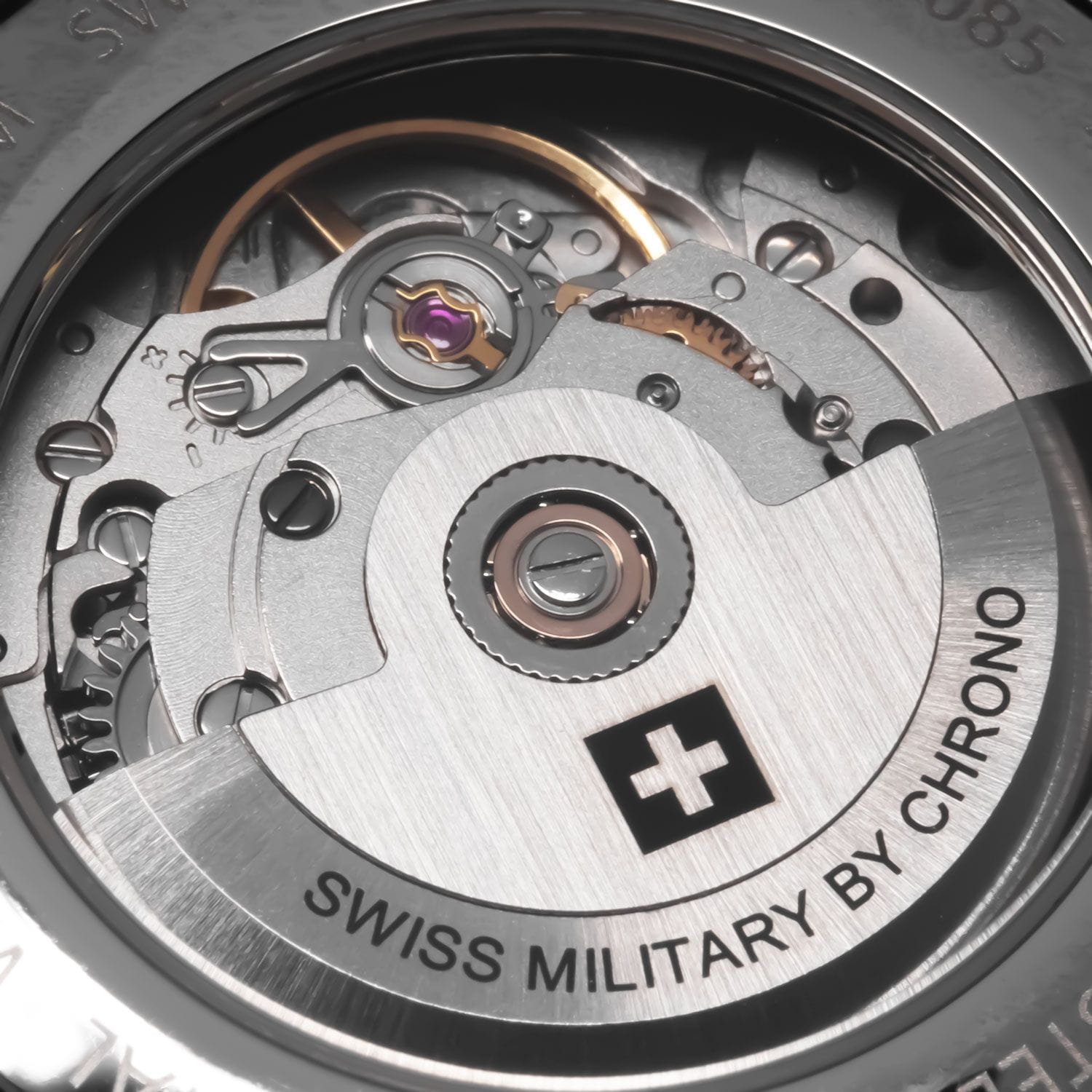 Swiss Military by Chrono Swiss Military by Chrono SMA34085.14 мужские часы серебристый циферблат на запястье