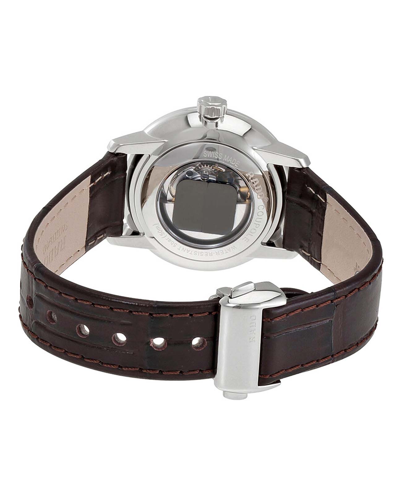 Rado Rado Coupole Classic R22862725, coupole швейцария женские часы на браслете кожаный боковой вид