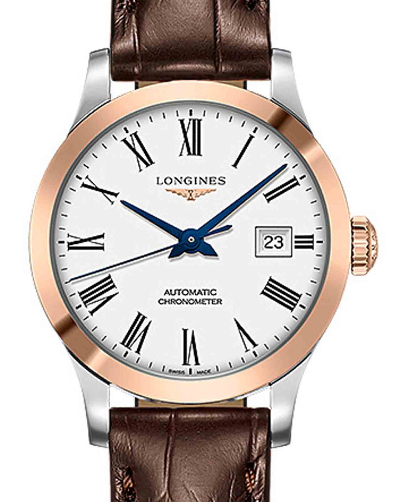 Longines Longines Record Collection L2.321.5.11.2 , наручные женские часы фото под углом