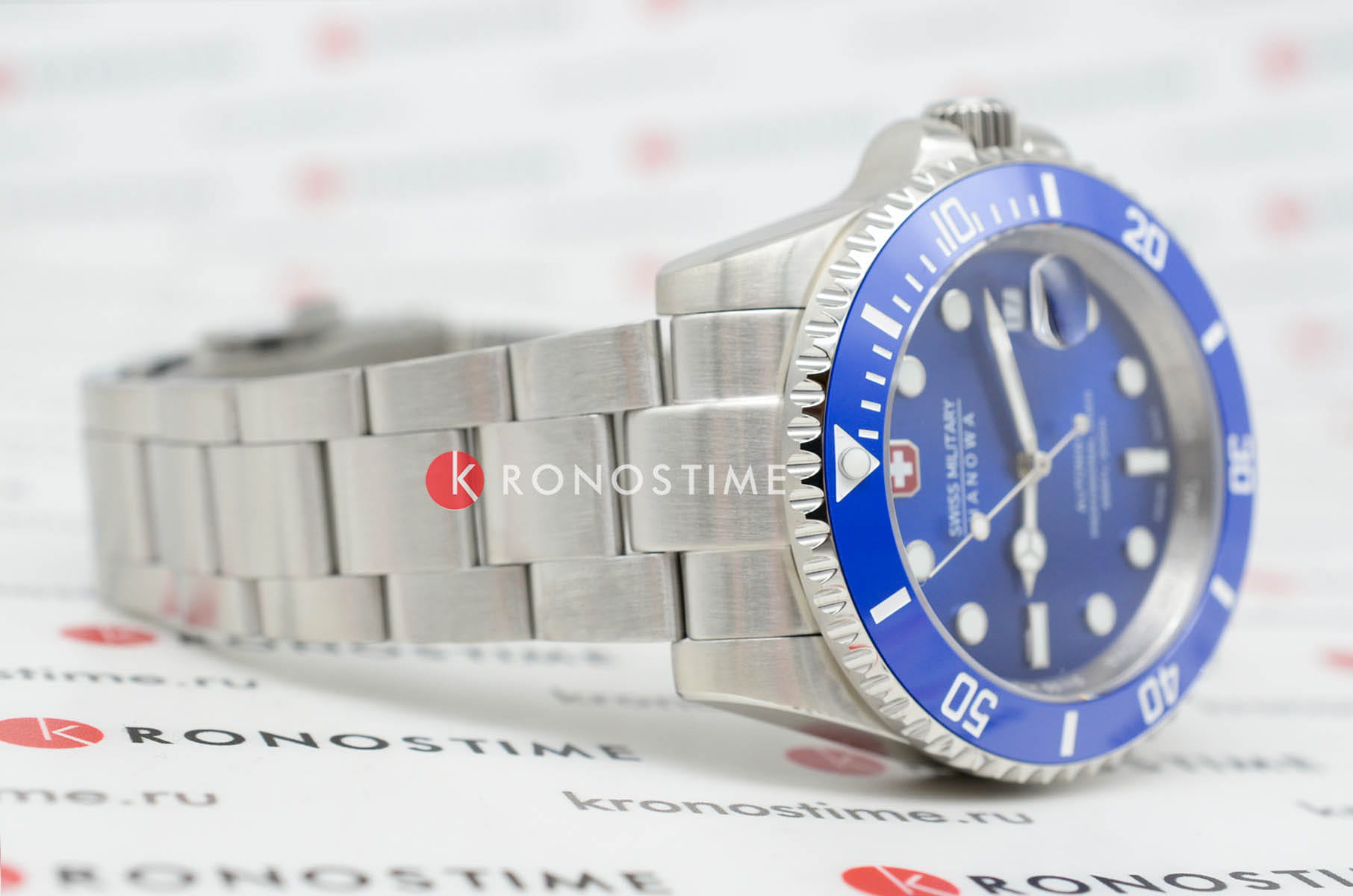 Swiss Military Hanowa Swiss Military Hanowa Sealord SMWGL0006304 мужские часы синий циферблат на запястье