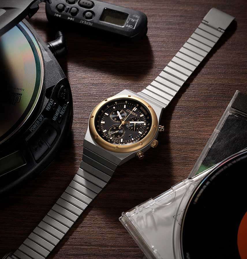 Citizen Citizen Eco-Drive AT2544-64E мужские часы черный циферблат на запястье