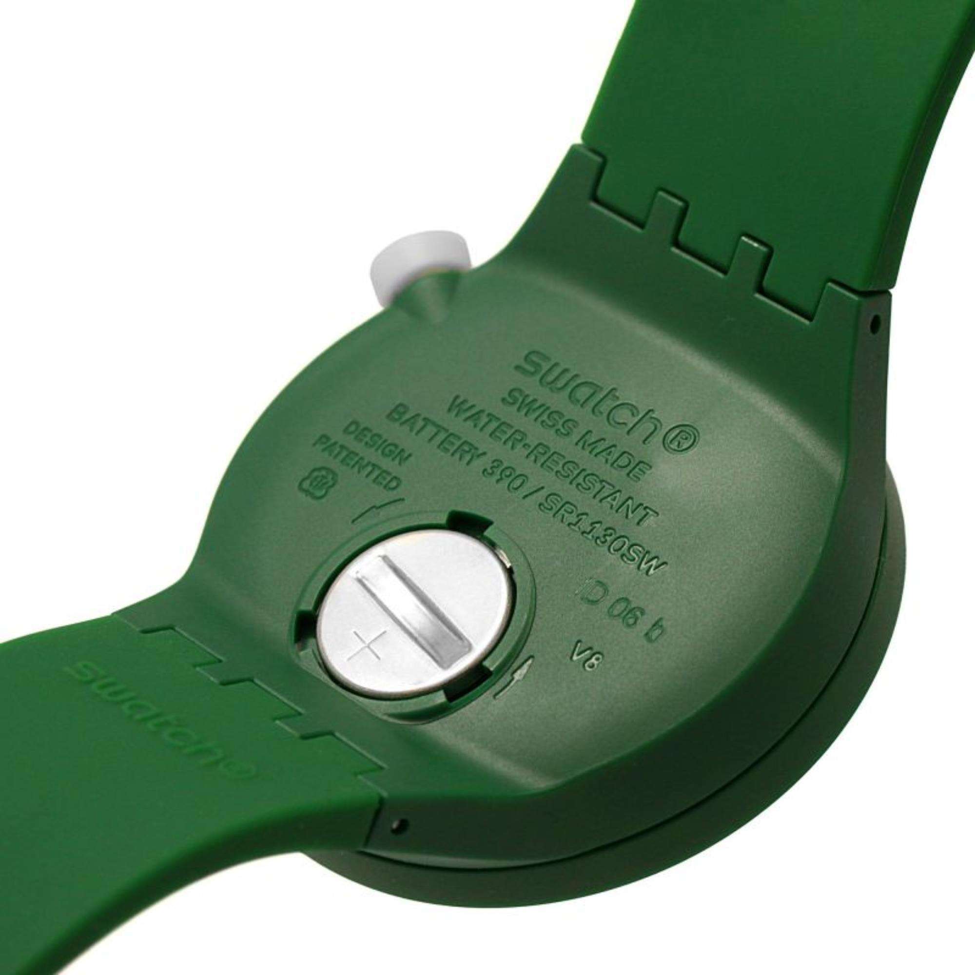 Оригинальные часы Swatch Swatch Big Bold Biosourced Lacquered SB05G104 кварцевые калибр механизма  общий вид