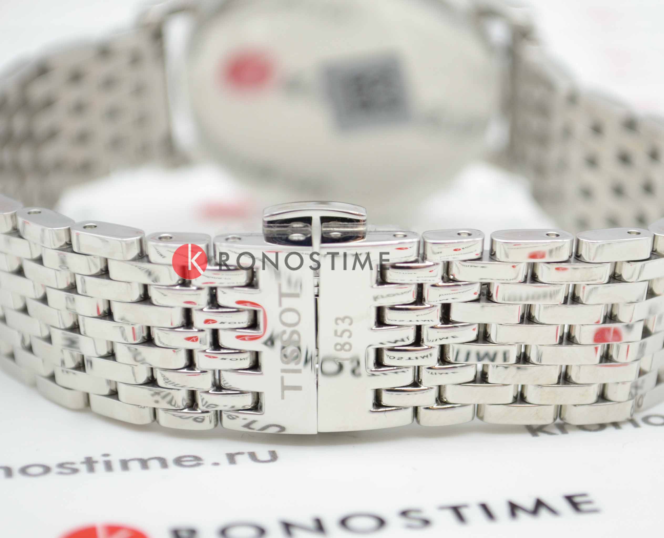 Tissot T1432101101101 женские часы застежка крупным планом