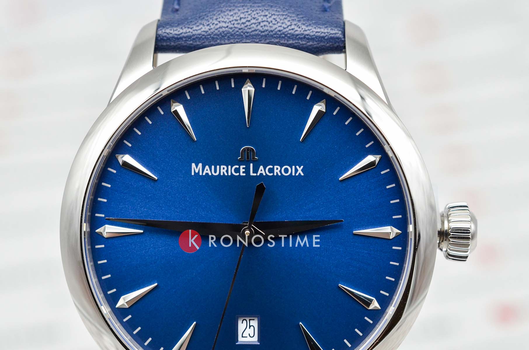 Maurice Lacroix Maurice Lacroix 1975 751007-SS001-430-4, eliros швейцария мужские часы на браслете кожаный боковой вид