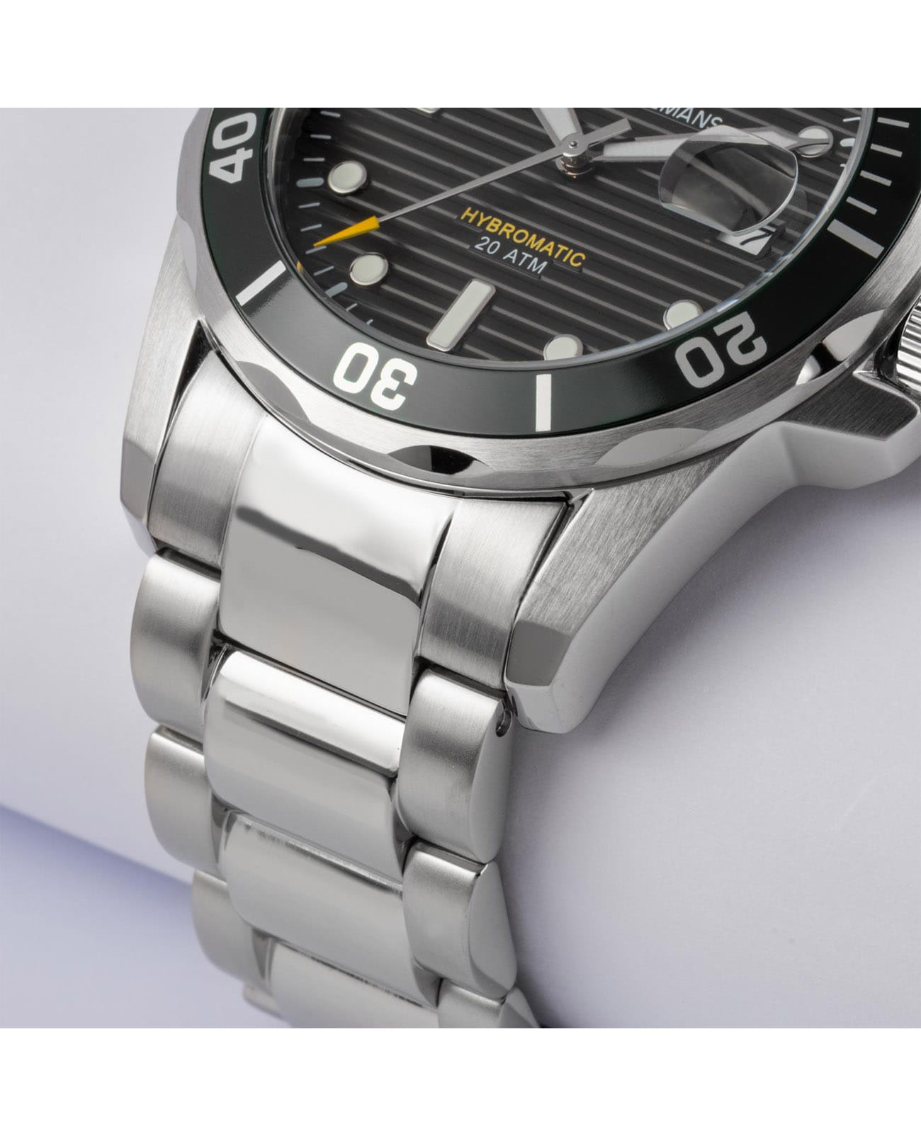 Оригинальные часы Jacques Lemans Jacques Lemans Hybromatic 1-2170G автокварц (кинетик) калибр механизма  общий вид