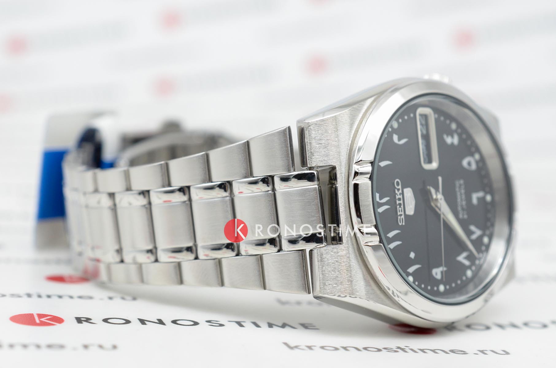 Seiko Seiko 5 Regular SNK063J5 мужские часы синий циферблат на запястье