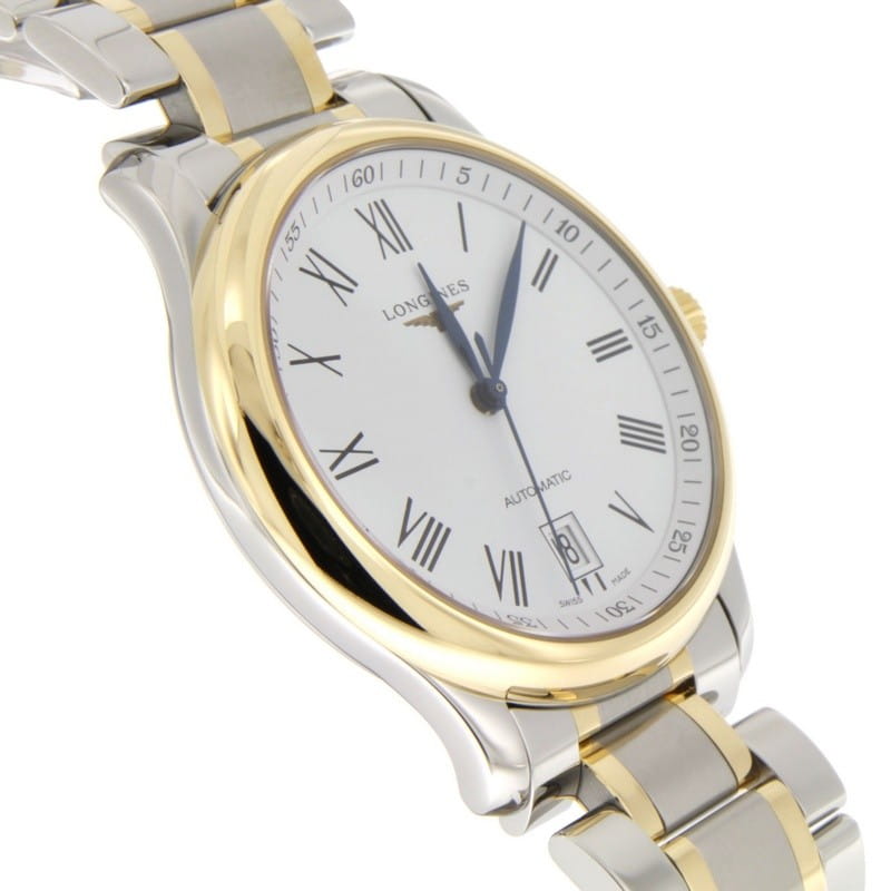 Longines Longines Master Collection L2.628.5.11.7, master collection швейцария мужские часы на браслете нержавеющая сталь + золото 18к боковой вид