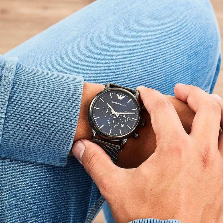 Emporio Armani Emporio Armani Luigi AR1979 , наручные мужские часы фото под углом