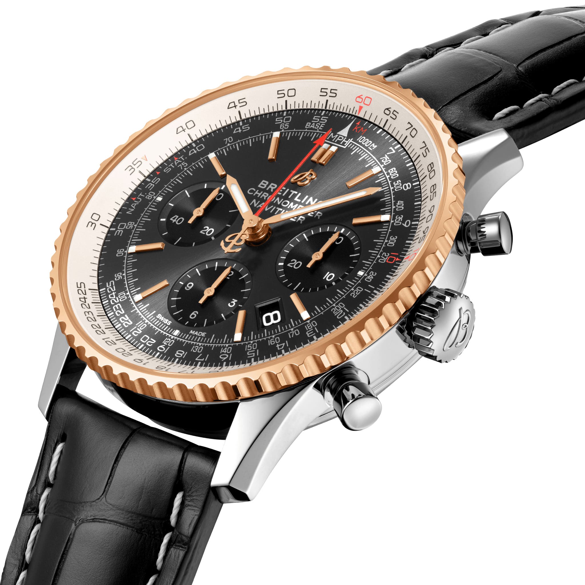 Breitling Breitling Navitimer B01 Chronograph 43 UB0121211F1P2 , наручные мужские часы фото под углом