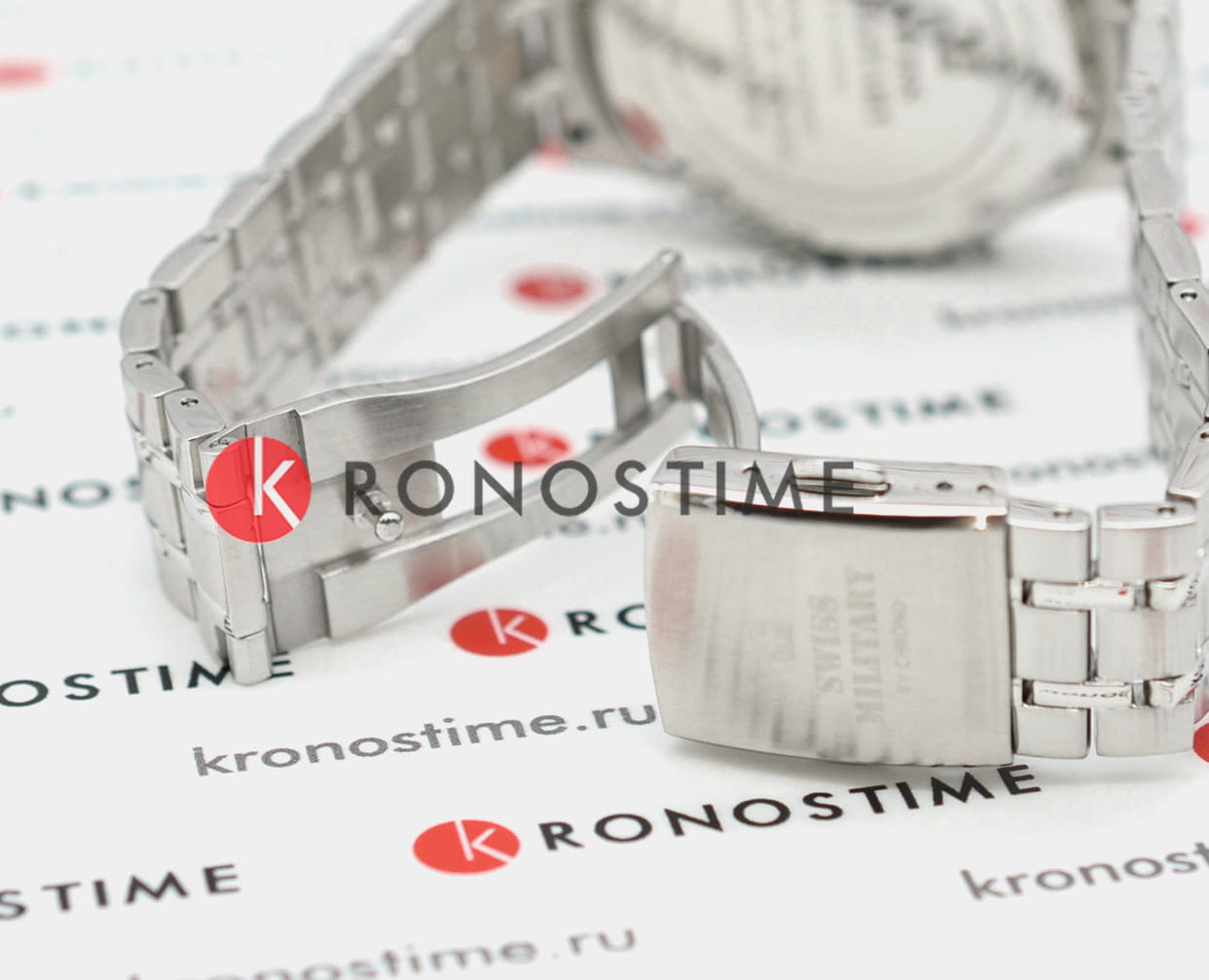 Swiss Military by Chrono Swiss Military by Chrono Vintage Chronograph SM34098.03 кварцевые мужские часы часы крупный план синий циферблата